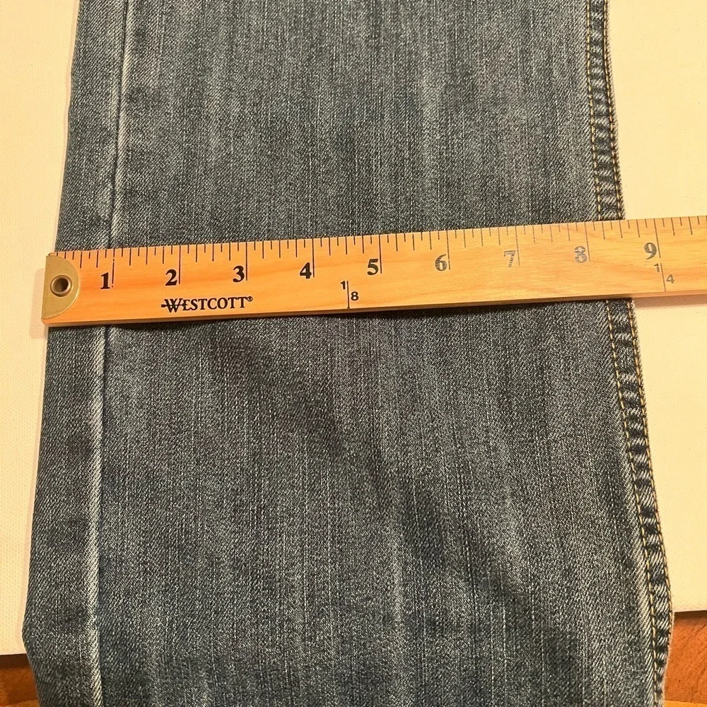 EUC Levi's Jeans Mens 34x40 Slim Straight Leg Blue Stretch Denim Mid‎ Rise (C1)